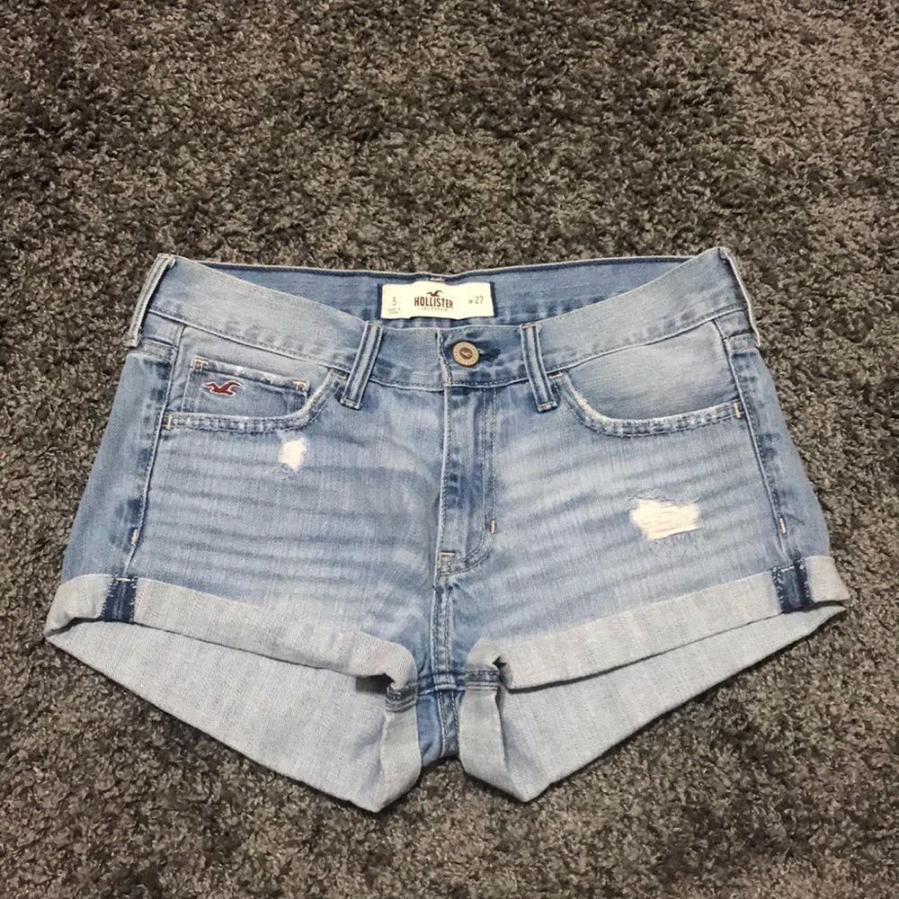 Hollister blue Jean shorts